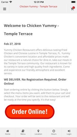 Chicken Yummy Temple Terrace(圖1)-速報App