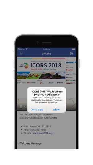 ICORS 2018(圖2)-速報App