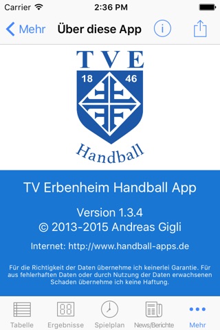 TV Erbenheim Handball screenshot 4