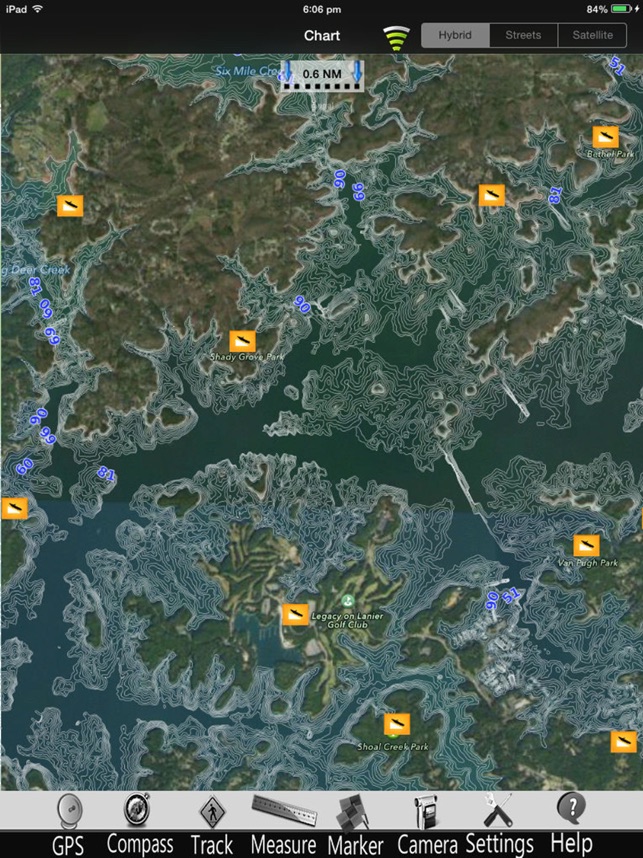 Lake Sidney Lanier Charts Pro