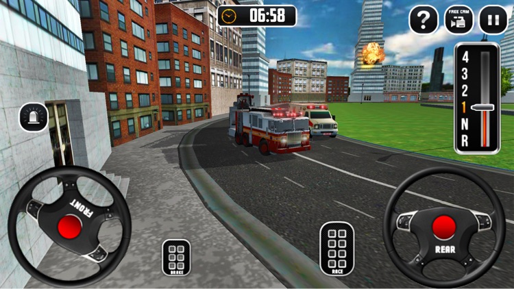 Fire Truck Driving School 2018 screenshot-5