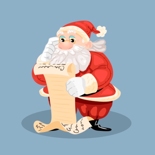 Winter Xmas Santa Sticker