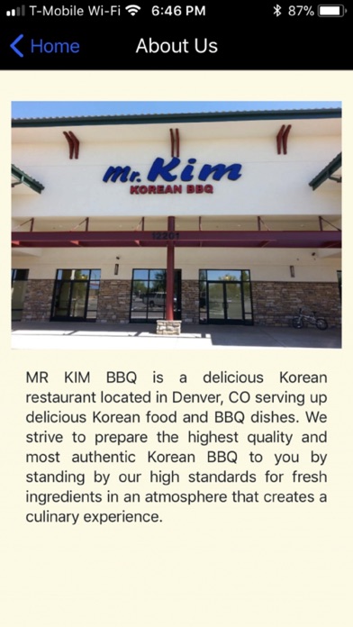 Mr Kim Korean BBQ screenshot 2