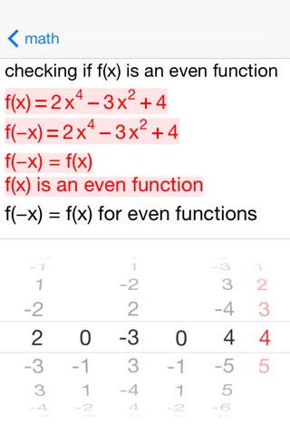 Even and Odd Polynomials screenshot 4