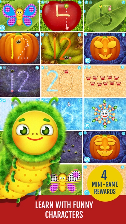 Yum-Yum Numbers: counting and tracing 123 for kids screenshot-4