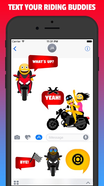 BIKERMOJI - New 2017 Biker Emoji Stickers App