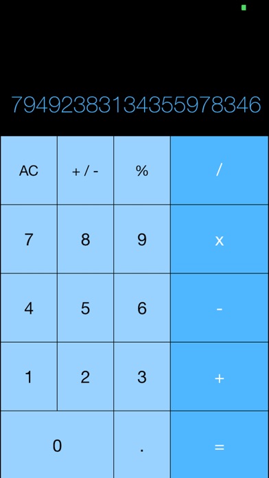CalculatorBlue screenshot 3