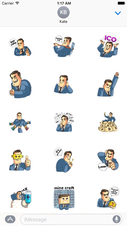 Mr. Trader CoinMoji Sticker