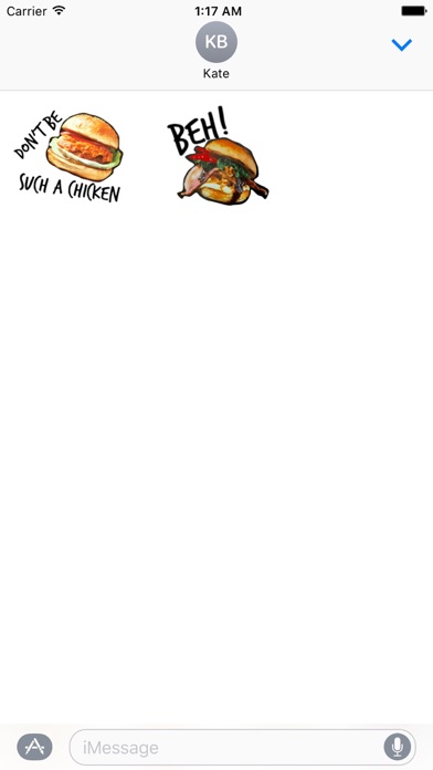 Love Burger BurgerMoji Sticker screenshot 3