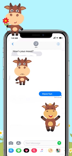 Animated Moody Cow(圖4)-速報App