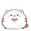 Fat Kitty Cute Stickers