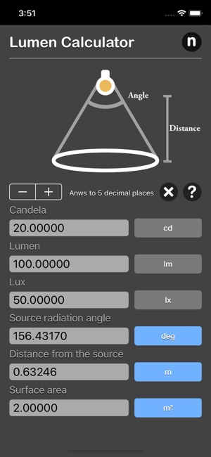 Lumen Calculator(圖2)-速報App