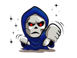 The Grim Reaper Emoji Sticker