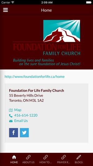 Foundation for Life Fam Church - Toronto