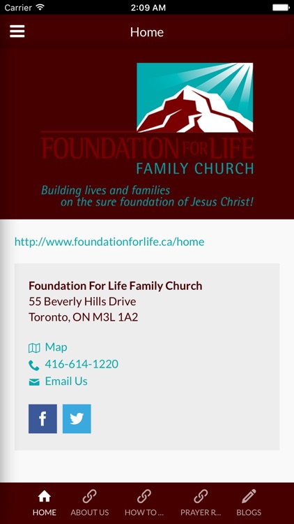 Foundation for Life Fam Church - Toronto, ON