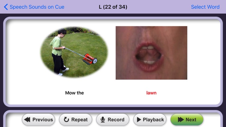 Speech Sounds on Cue (US Eng)
