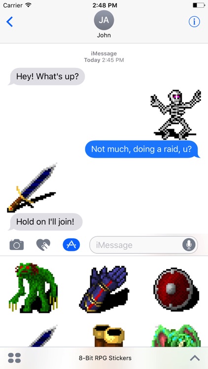 8-Bit RPG Stickers