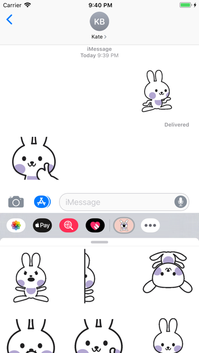 Hyper Bunny Animted Stickers screenshot 3