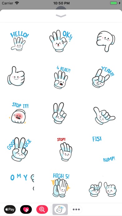 Cute Handy Animated Stickers screenshot 2