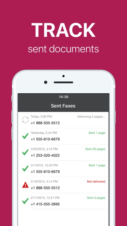 FAX app PRO: send fax from iPhone on the go screenshot-4
