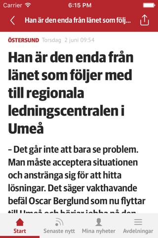 LT Östersund Nyhetsapp screenshot 2