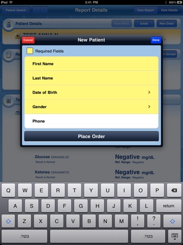 HealthLab Mobile for iPad screenshot 3