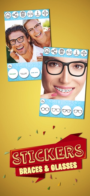 Braces & Nerd Glasses Stickers(圖5)-速報App