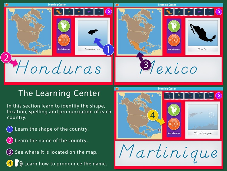 North America - Montessori Approach To Geography