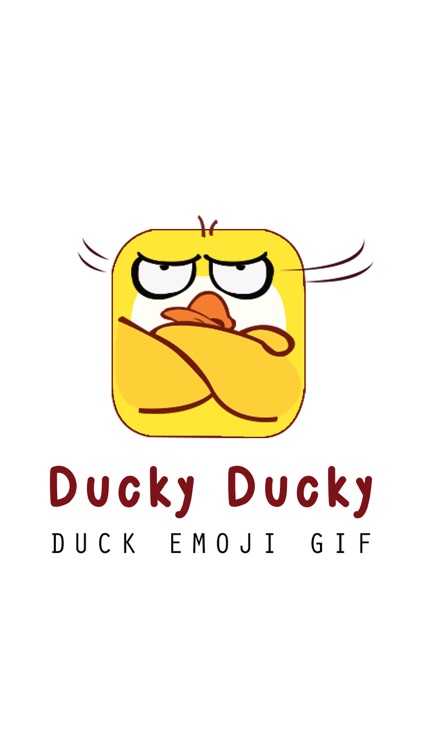Ducky Ducky - Duck Emoji GIF