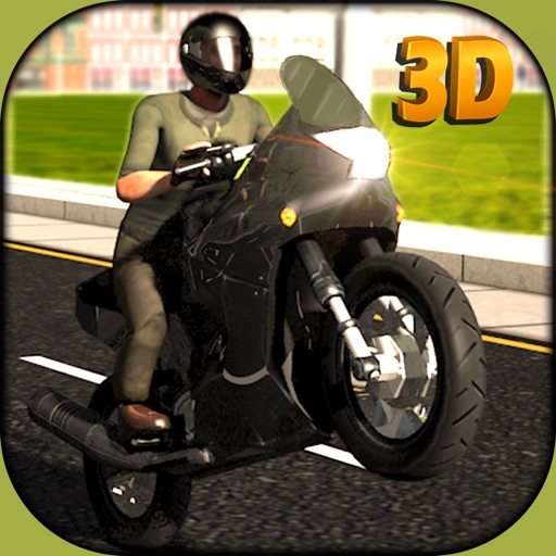 Extreme Motor Bike Ride simulator 3D – Steer the moto wheel & show some extreme stunts Icon