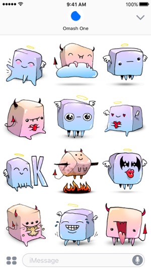 Marshmallows - Angel & Demon Animated Stickers(圖2)-速報App