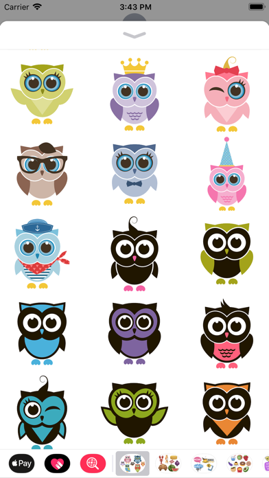 Owl Sticker Collection screenshot 4