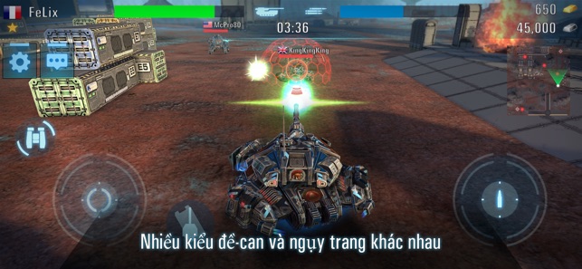 Tanks vs Robots: Game của Mech