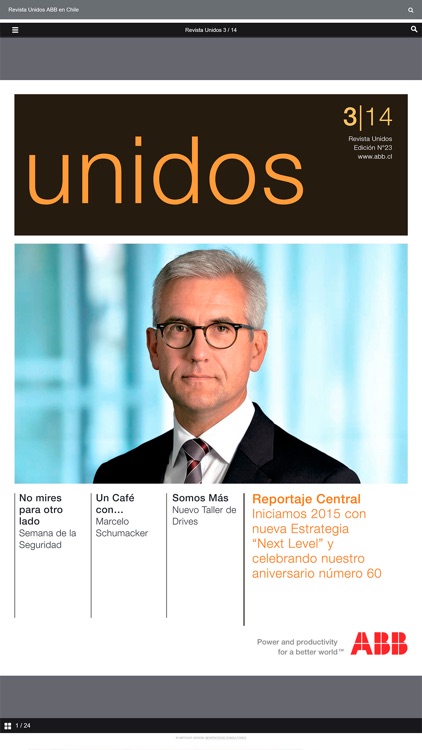 Revista Unidos ABB en Chile screenshot-3