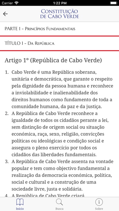 Constituição de Cabo Verde screenshot 3