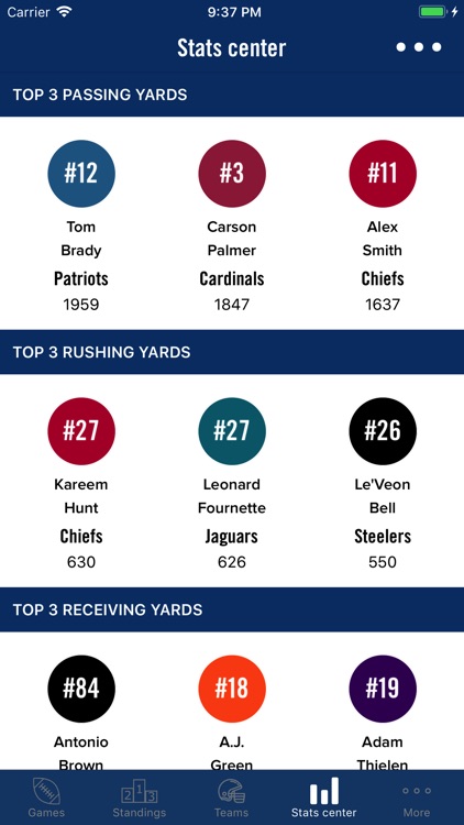 Live Football Scores for NFL screenshot-3