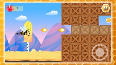 Flying Bee Honey Action Game screenshot 2
