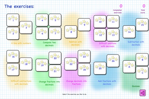 Decimals and fractions math screenshot 2