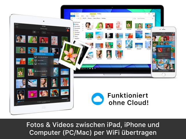 Wie kann ich vom iPad aus auf den Heimcomputer zugreifen?