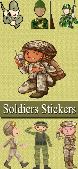 Army Soldiers Emojis(圖1)-速報App