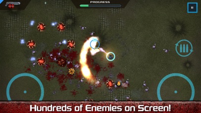 Screenshot from Crimsonland HD