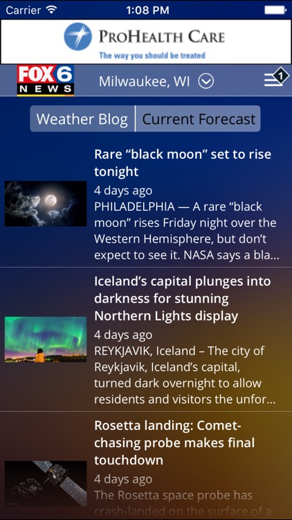 FOX6 Milwaukee Weather