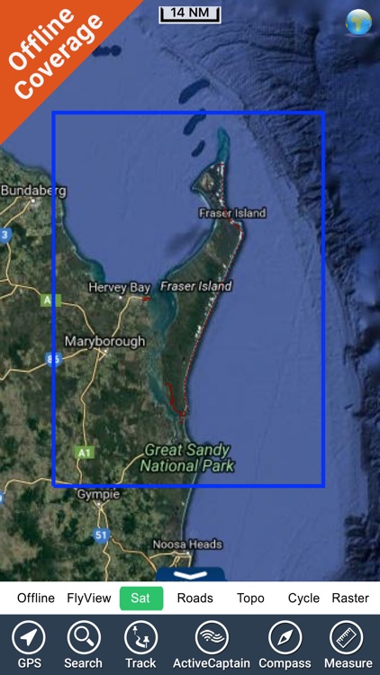 Fraser Island NP -GPS and outdoor map with guide screenshot-4