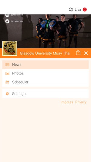 Glasgow University Muay Thai(圖2)-速報App