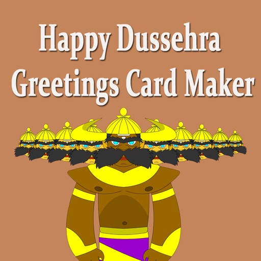 Dussehra Or Vijayadashami Greetings Card Creator icon