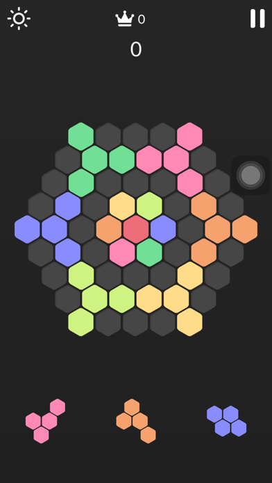 Hex Crush-Hexagon Puzzle Game screenshot 2