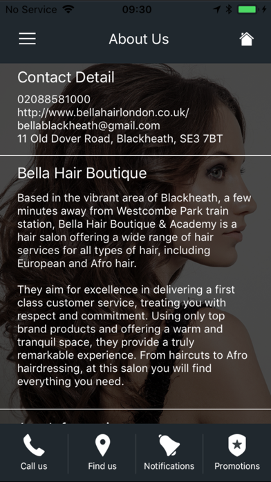 Bella Hair Salon screenshot 2