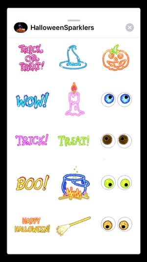 Halloween Sparkler stickers(圖4)-速報App