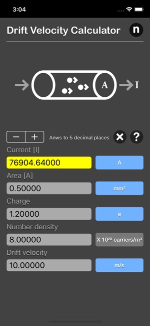 Drift Velocity Calculator(圖6)-速報App