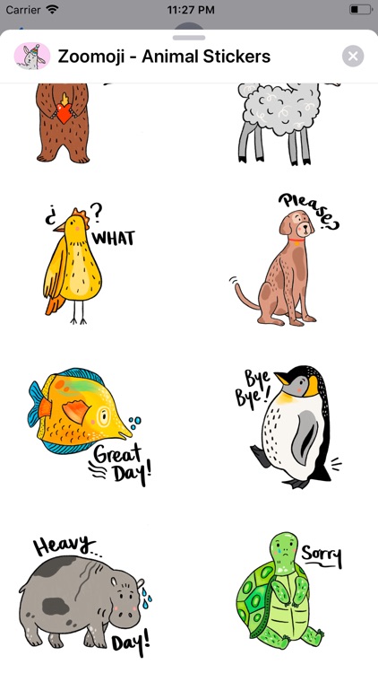 Zoomoji - Animal Stickers